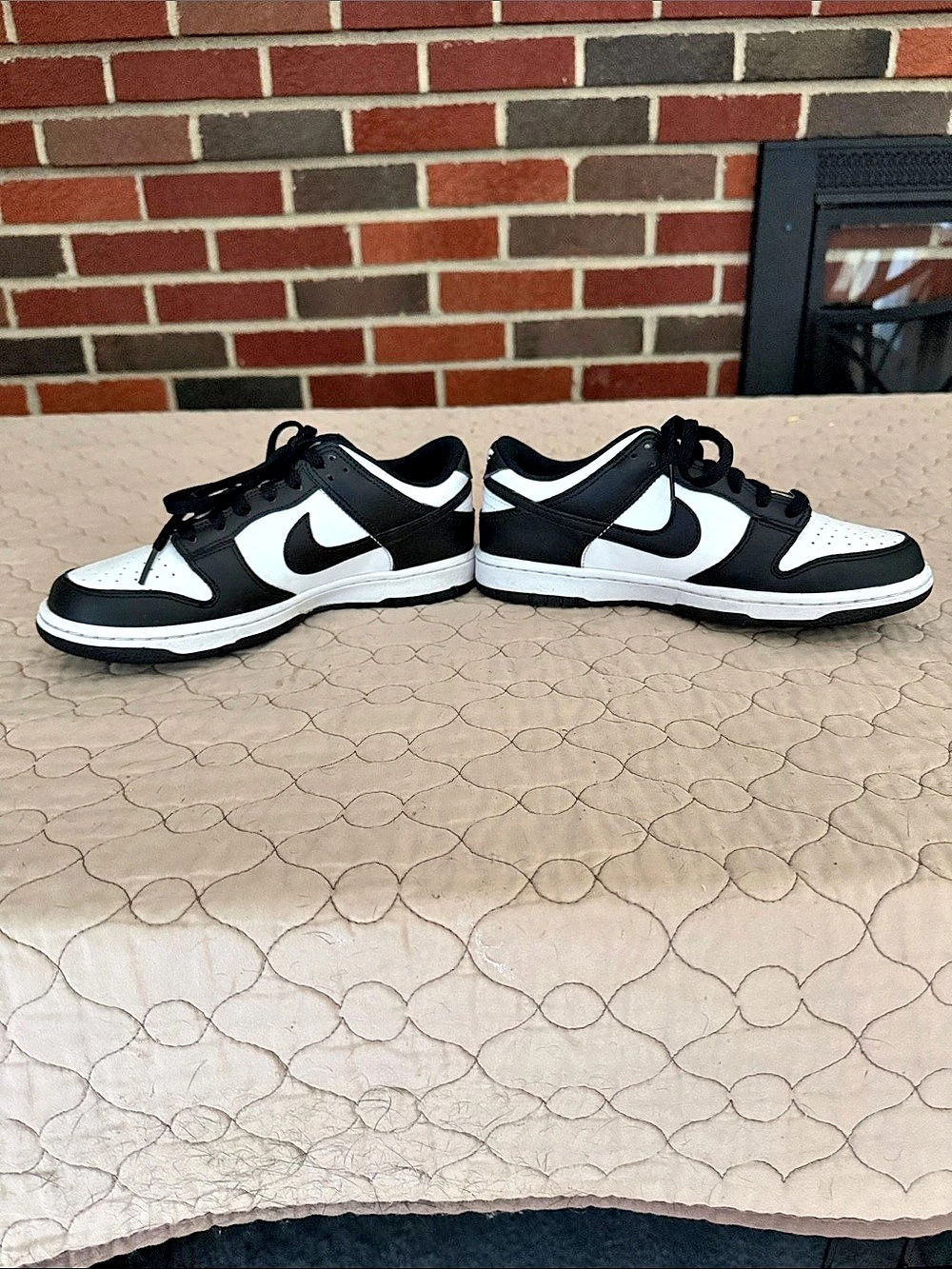 Nike Dunk Low Sneakers Black & White US 6Y
